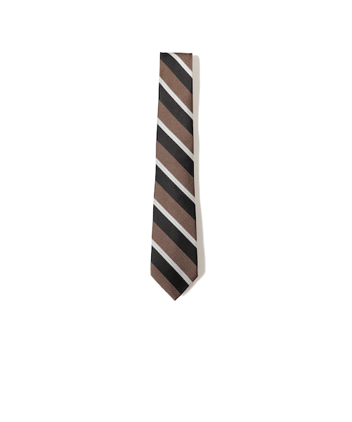 シルク ストライプ ナロー ネクタイ 25FW 1