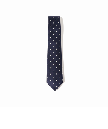 シルク ドット ネクタイ 25FW