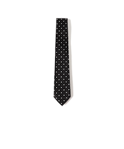 シルク ドット ナロー ネクタイ 25FW