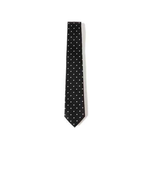 シルク ドット ナロー ネクタイ 25FW