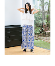 プリント ライン パンツ（S～M）