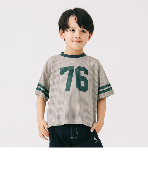 メッシュ ショートスリーブ Tシャツ 2025SS（100～140cm）