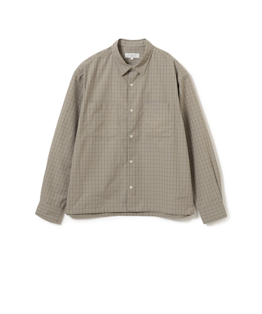 チェック ショート シャツ