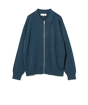 12ゲージ ジップ ポロ カーディガン