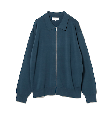 12ゲージ ジップ ポロ カーディガン