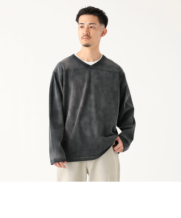 フェード フットボール Vネック Tシャツ