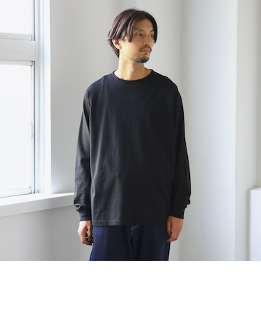 SIMPLE YET / オリジナルコットン ロングスリーブ Tシャツ