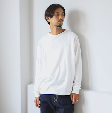 SIMPLE YET / オリジナルコットン ロングスリーブ Tシャツ