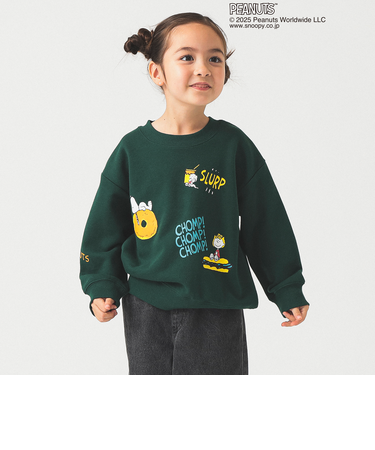 Peanuts 総柄 プリント スウェット 2025FW（90～140cm）