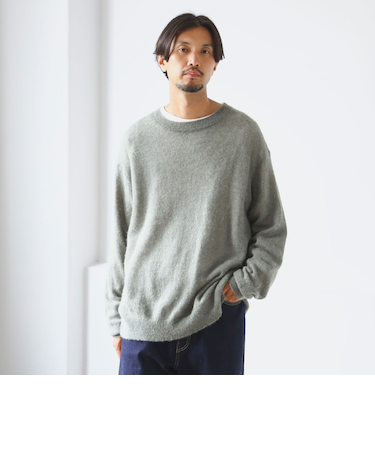 SIMPLE YET / 7ゲージ シアー ニット