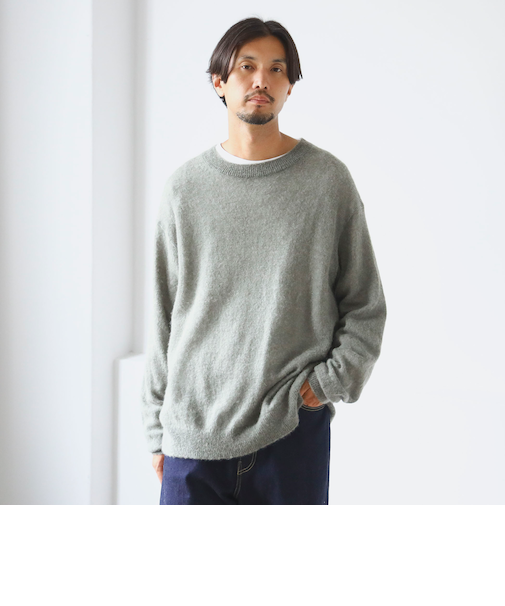 SIMPLE YET / 7ゲージ シアー ニット