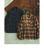 【別注】PENDLETON / チェック オープンカラー シャツ