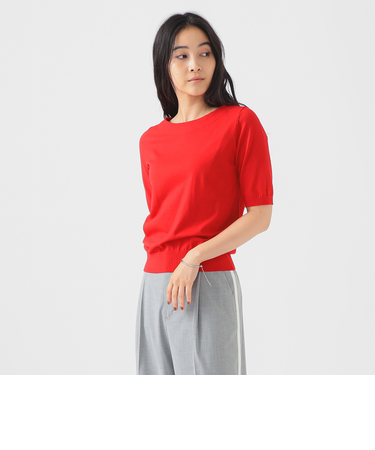 ハーフスリーブ ニット