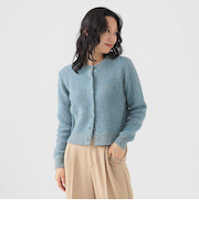 ラメ ニット カーディガン