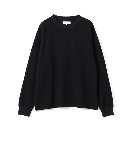 ワッフル ロングスリーブ カットソー