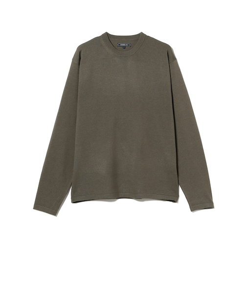 14ゲージ ニット クルーネック Tシャツ