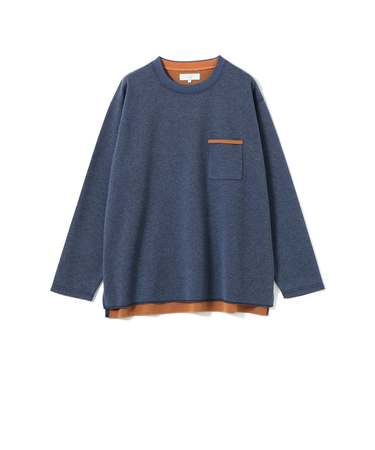 ダブルフェイス クルーネック カットソー