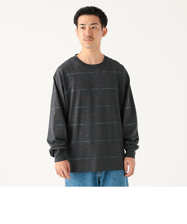 吸水速乾 クイックドライ スラブ ボーダー Tシャツ