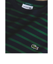 【別注】LACOSTE / カノコ ボーダー ロングスリーブ Tシャツ