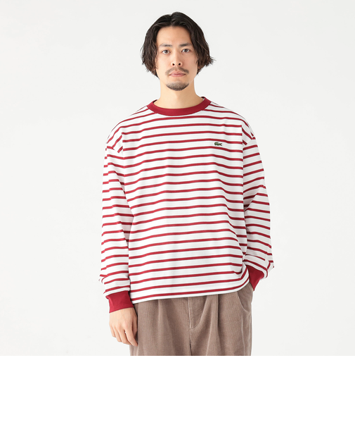 【別注】LACOSTE / カノコ ボーダー ロングスリーブ Tシャツ