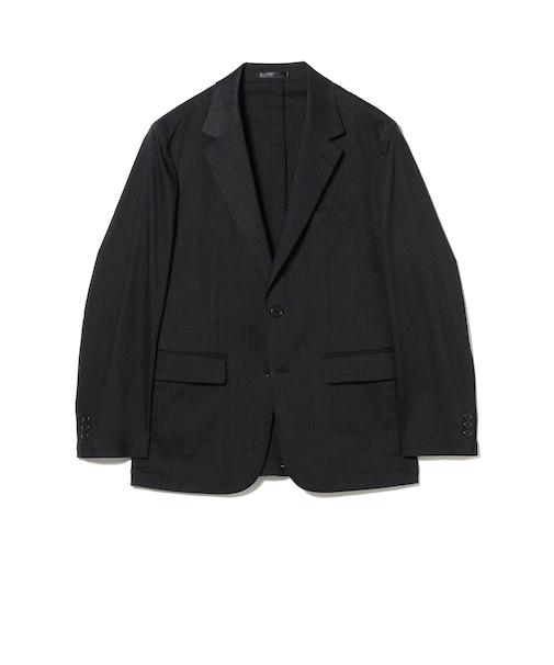 ジャージー ピンヘッド 2ボタン ジャケット (セットアップ対応／レギュラーフィット)