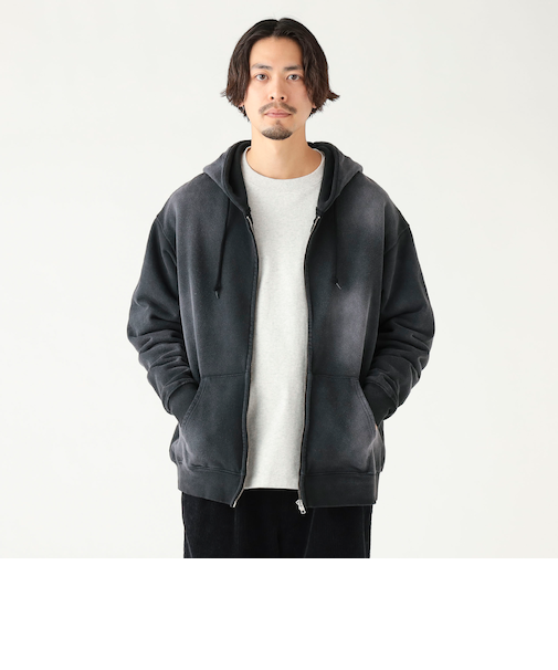フェード フルジップ パーカー