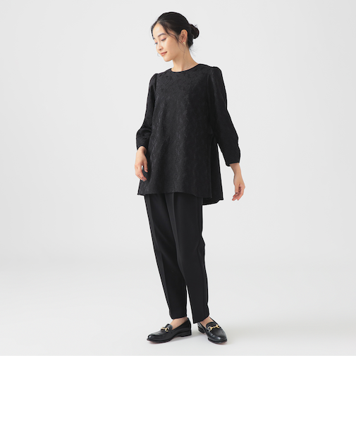 【セットアイテム】ジャカード プルオーバー × パンツ セット（S～M）