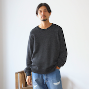 ambiance / 3ゲージ リフレクター クルーネック ニット