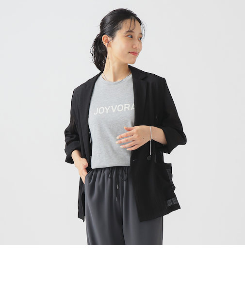 【手洗いOK】シアー テーラード ジャケット（S～M）