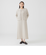 【セットアイテム】カーディガン × ワンピース セットアップ