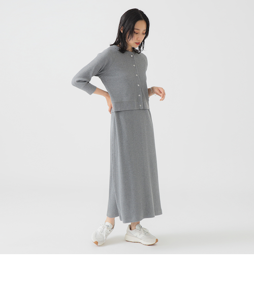 カーディガン　ワンピース　セット CASA FLINE ワンピース カーディガンセットニットキャミドレス