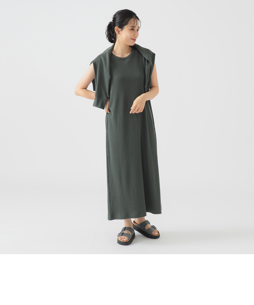 【セットアイテム】カーディガン × ワンピース セットアップ