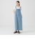 【百田夏菜子さん着用】ジャカード デニム カーゴ ワンピース（S～M）