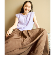 【百田夏菜子さん着用】テープヤーン ベスト