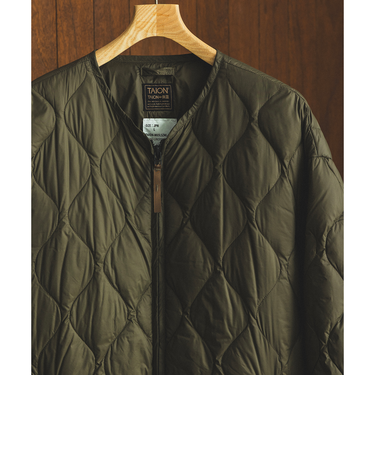 【別注】TAION / ライナー ダウン ブルゾン ロング