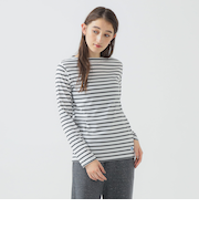 ORCIVAL / BOAT NECK LONGSLEEVE PULLOVER