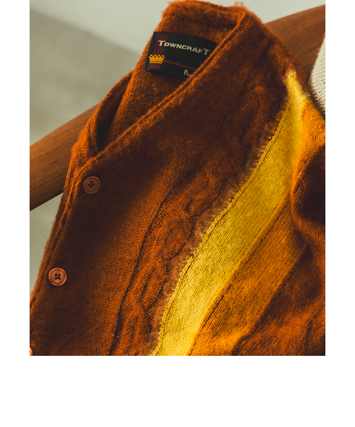 【別注】TOWN CRAFT / シャギー カーディガン