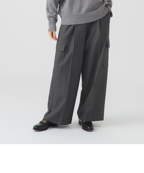 ウールライク カーゴパンツ（S～L）