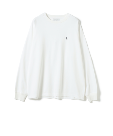 ワンポイント スムース ロングスリーブ Tシャツ