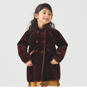 ベロア キルト コート 2025FW（100～140cm）