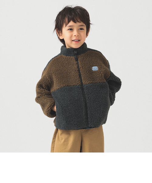 リバーシブル ボア ブルゾン 2025FW（90～150cm）｜ビーミングライフ