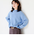 アンゴラ混 ストレッチ ニット プルオーバー