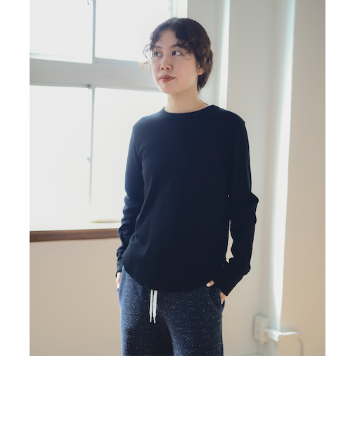 SIMPLE YET オリジナル コットン ロング スリーブ