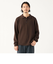 12ゲージ 片畦 ニット ポロ