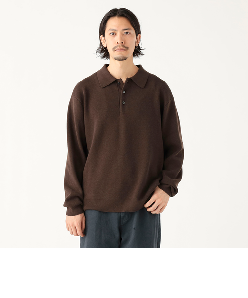 12ゲージ 片畦 ニット ポロ