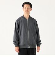 フェイク スウェード ジップ ブルゾン