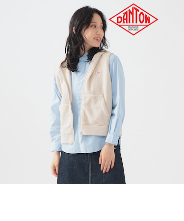 DANTON / ポーラテック ジップ ベスト