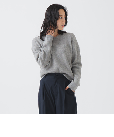 ヘアリー Vネック プルオーバー