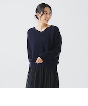 ヘアリー Vネック プルオーバー
