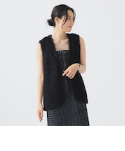 シャギー ニット ベスト（S～M）
